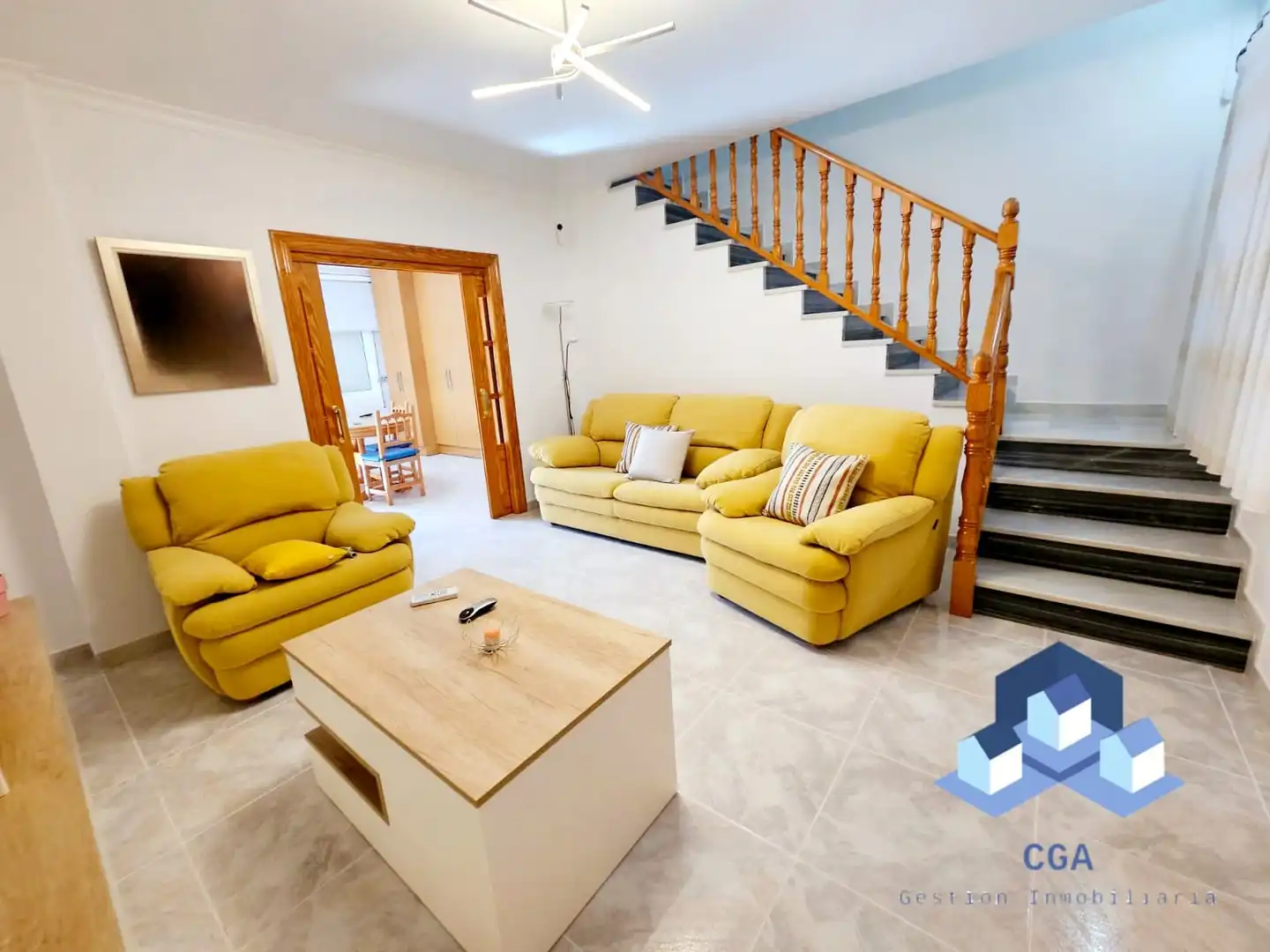 Sala de estar de Casa o chalet en venta en Lorca con Aire acondicionado, Calefacción y Terraza