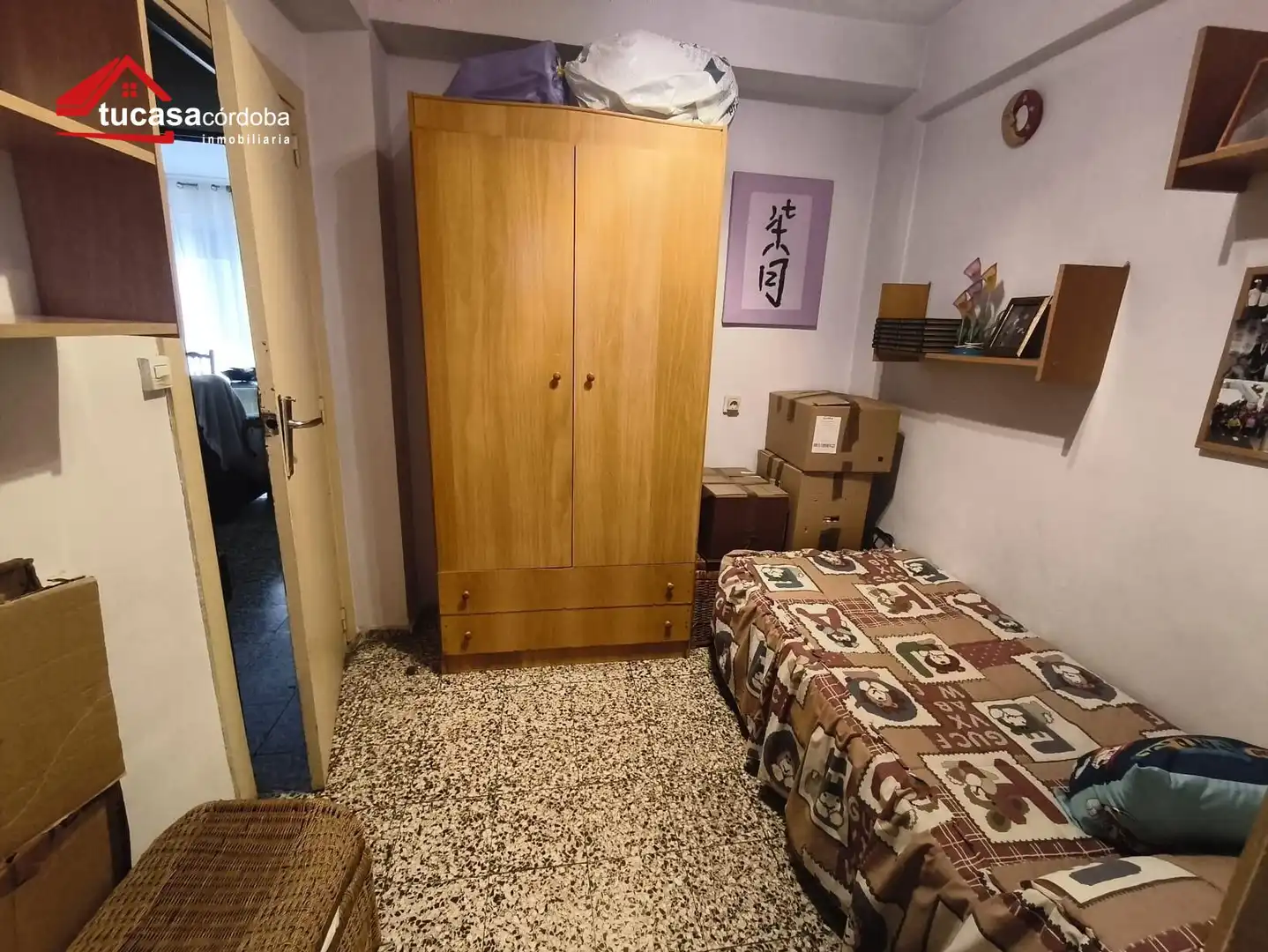 Bedroom of Flat for sale in Córdoba  with Air Conditioner, Terrace and Furnished