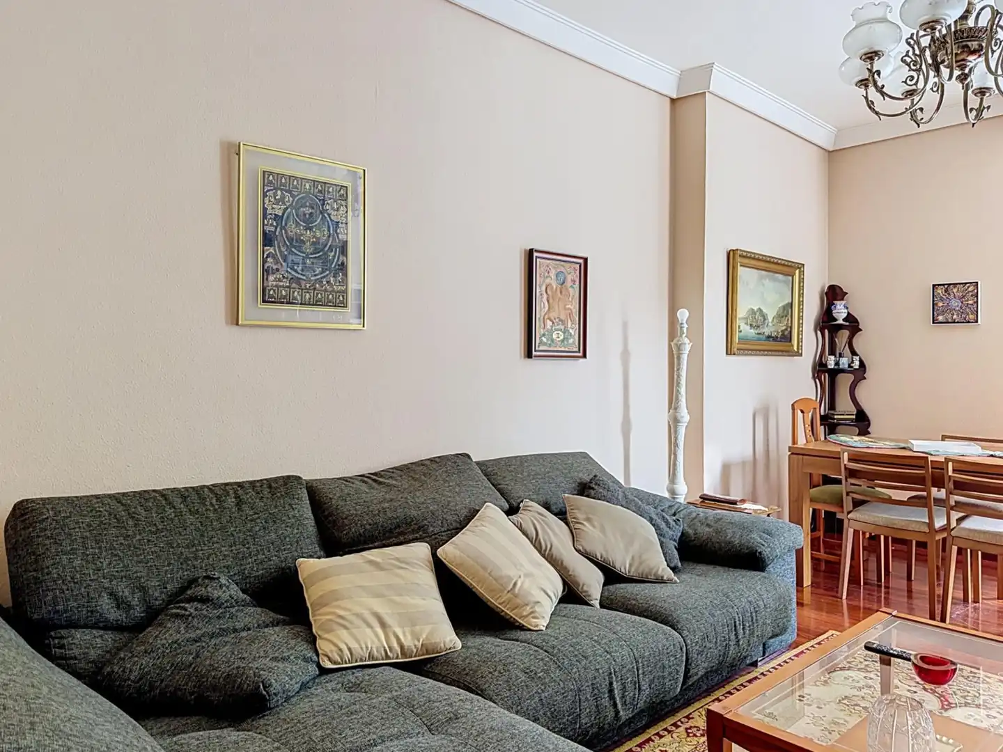 Sala de estar de Piso en venta en Donostia - San Sebastián  con Calefacción y Balcón