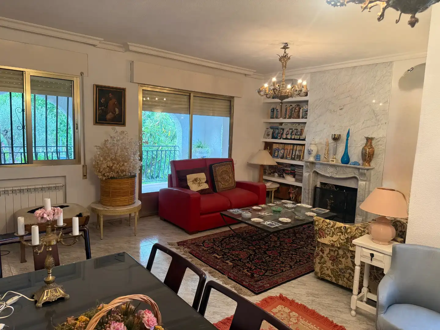 Living room of Houses for sale in Villanueva del Pardillo  with Heating, Private garden and Terrace