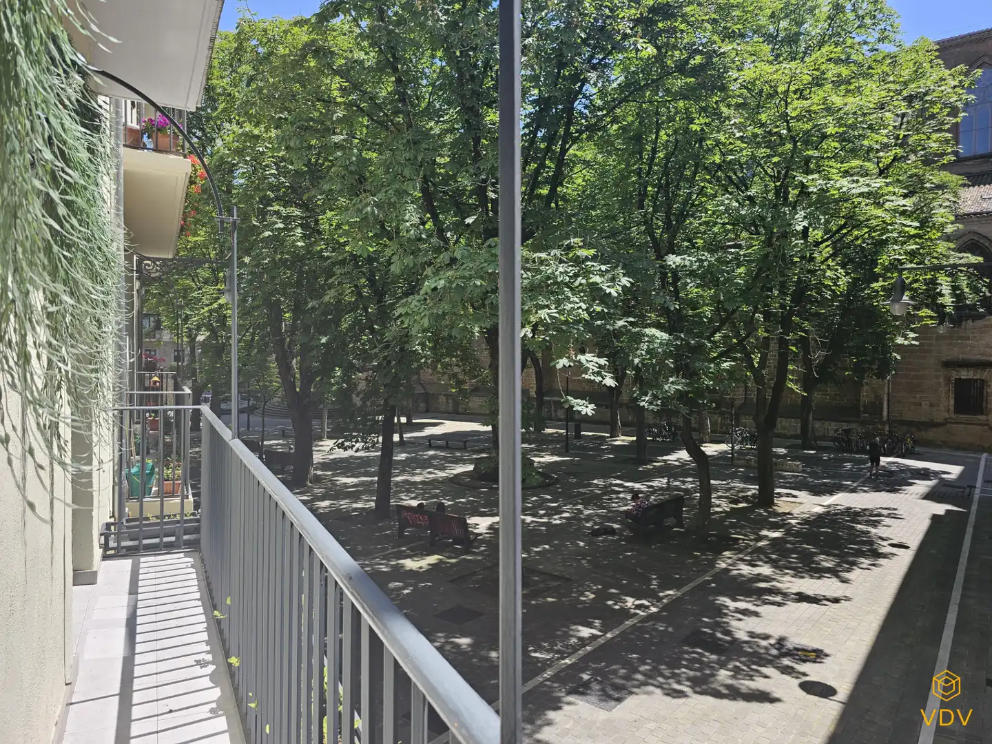 Terrace of Apartments for sale in  Pamplona / Iruña  with Heating, Parquet flooring and Furnished