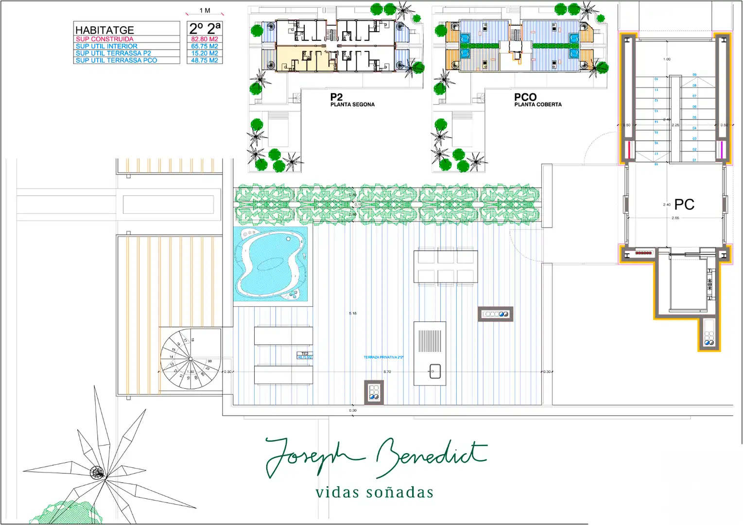 Ático en venta en Castelldefels con Aire acondicionado, Calefacción y Terraza