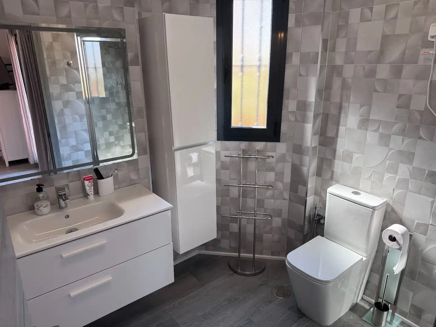 Baño de Casa o chalet en venta en Roquetas de Mar con Aire acondicionado, Jardín privado y Terraza