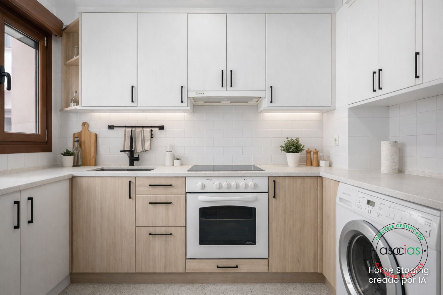 Kitchen of Flat for sale in Gijón   with Heating, Parquet flooring and Storage room