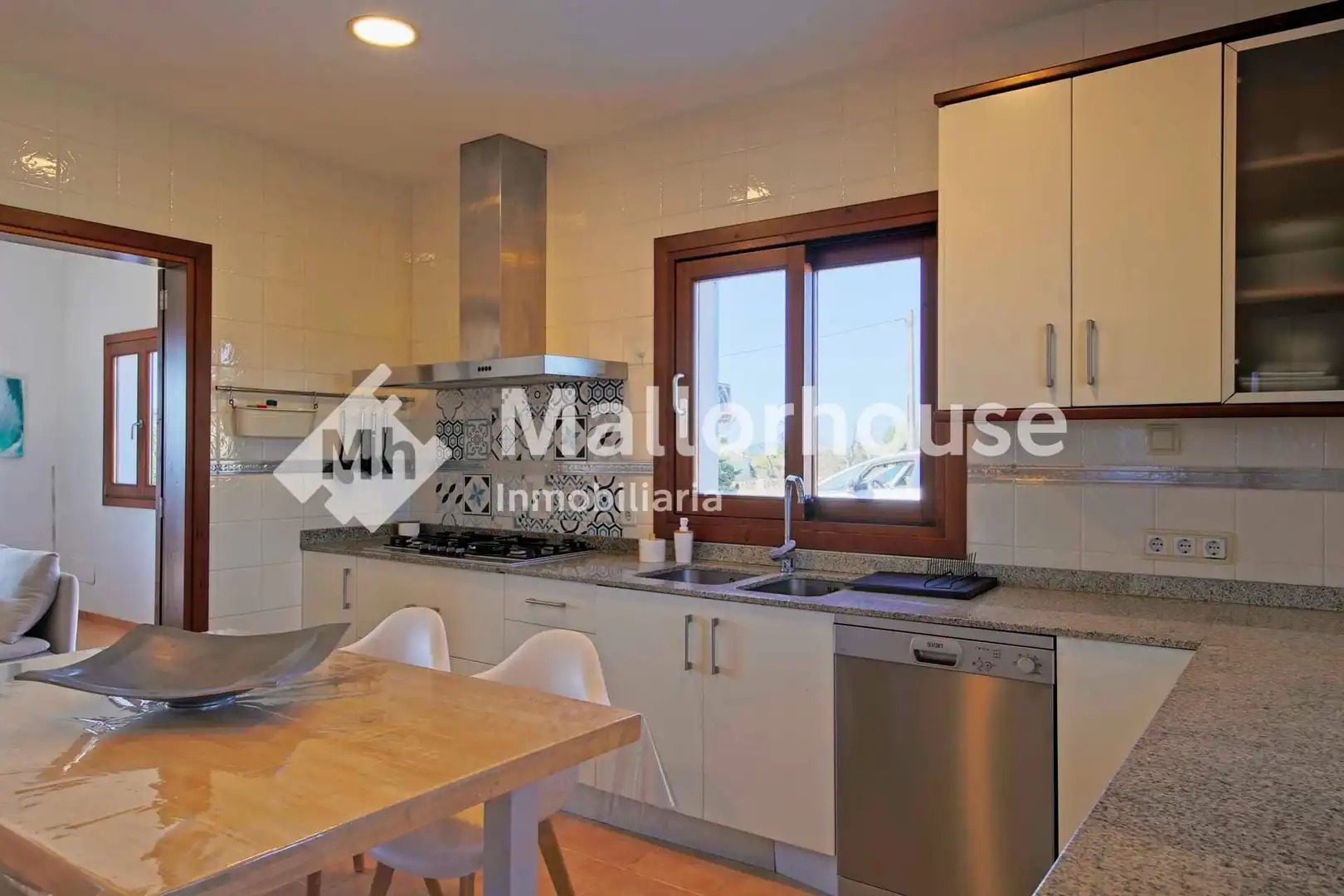 Cocina de Casa o chalet de alquiler en Santa Margalida con Aire acondicionado, Jardín privado y Terraza
