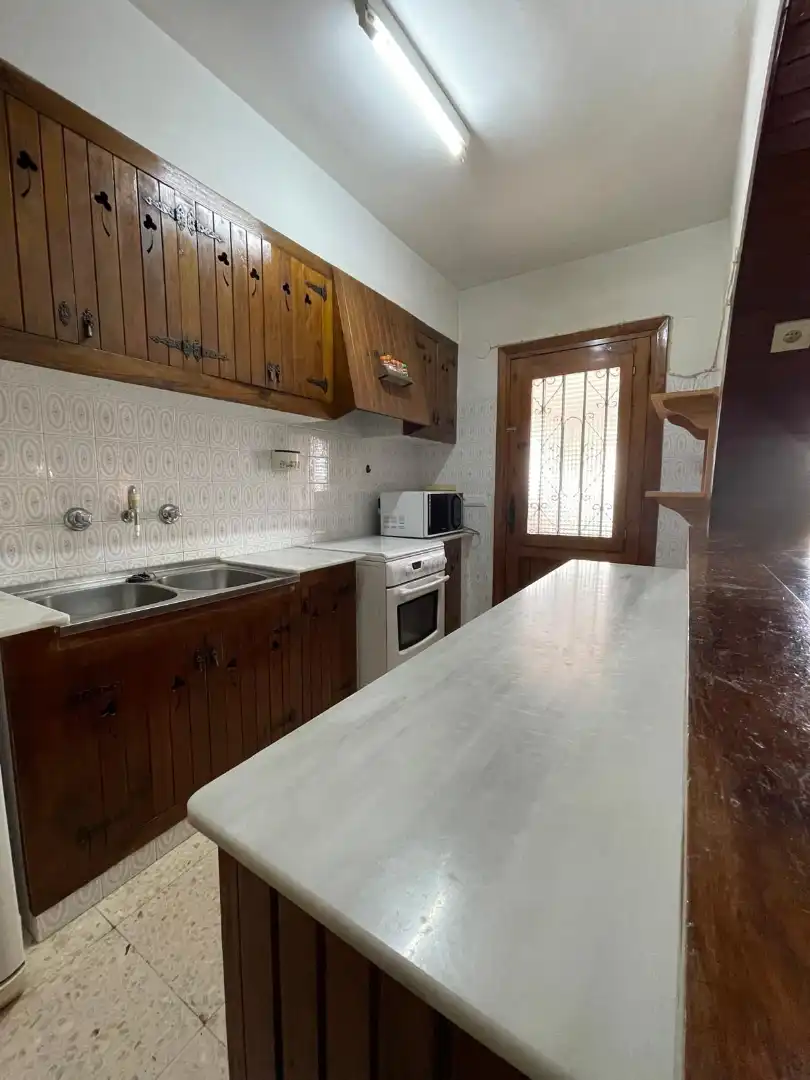Cuina de Casa o xalet en venda en Calpe / Calp amb Aire condicionat, Jardí privat i Terrassa