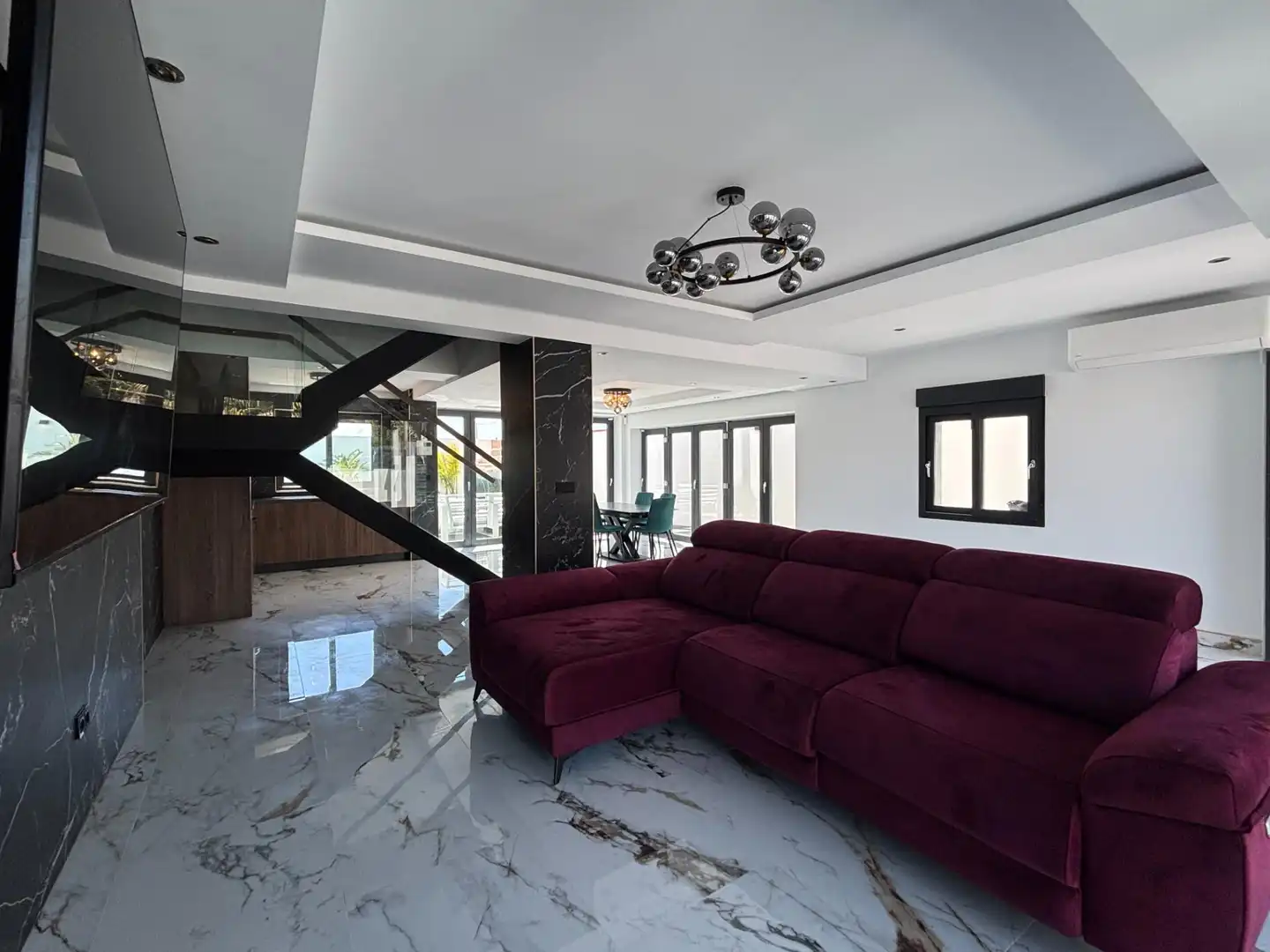 Sala de estar de Casa o chalet en venta en Cartagena con Aire acondicionado, Terraza y Piscina