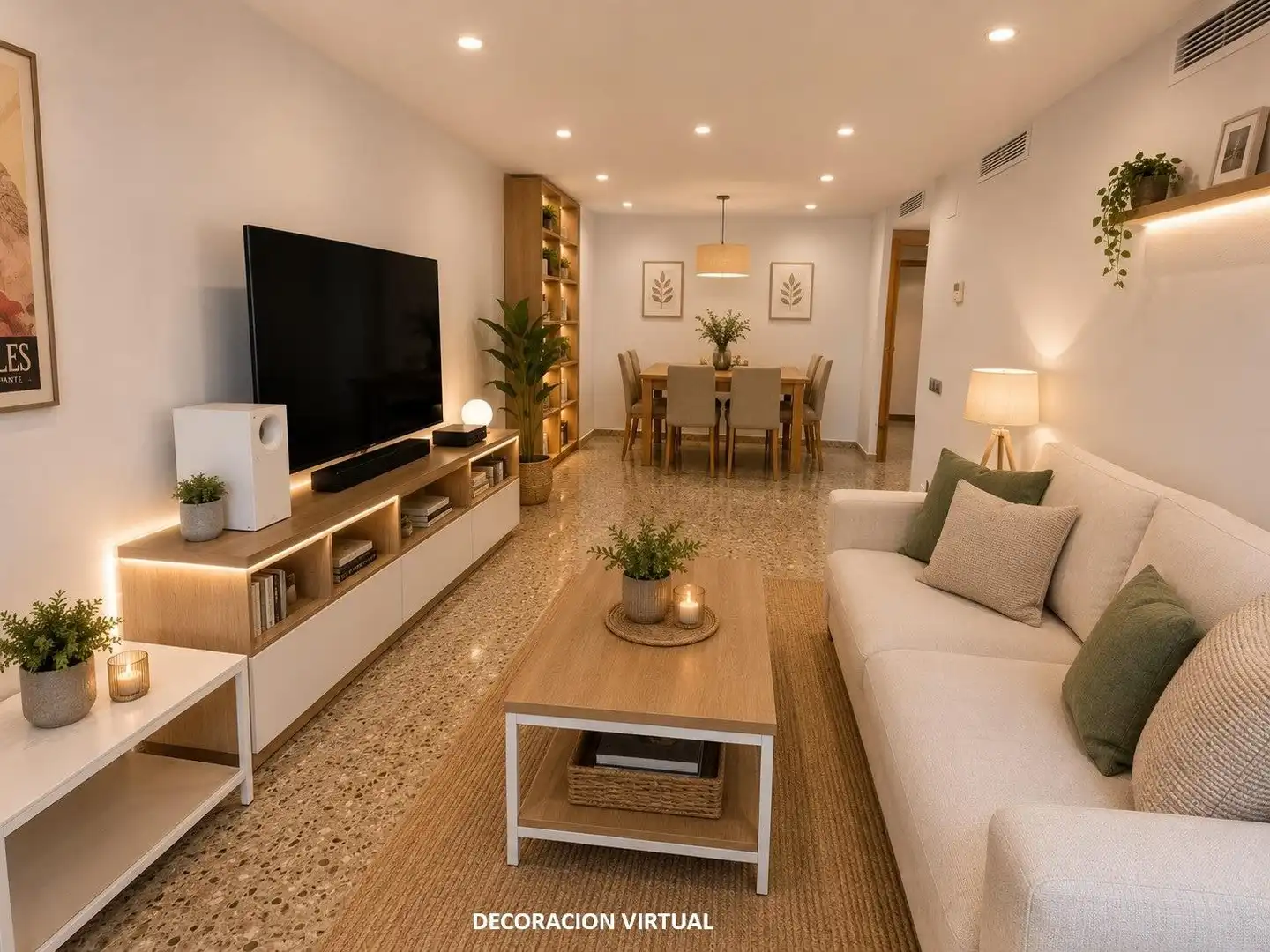 Sala de estar de Piso en venta en Valencia con Aire acondicionado, Calefacción y Balcón