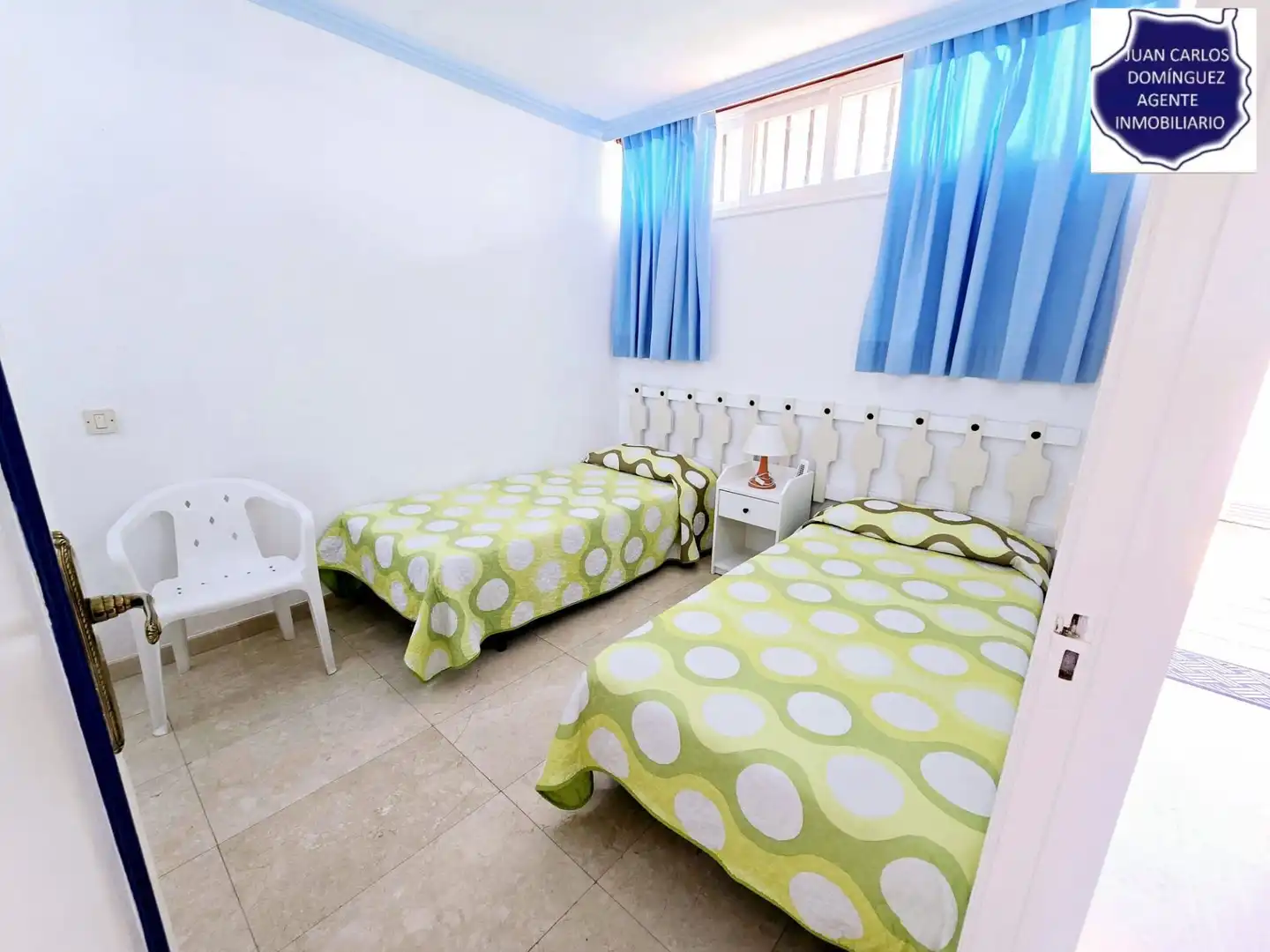 Dormitori de Apartament de lloguer en San Bartolomé de Tirajana amb Terrassa, Moblat i Piscina comunitària