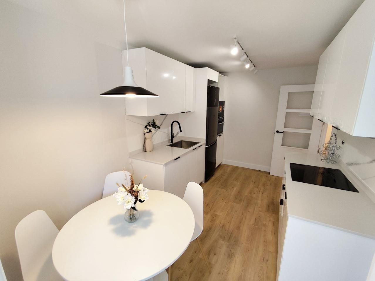 Kitchen of Flat for sale in Barakaldo   with Terrace, Furnished and Balcony