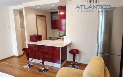 Kitchen of Flat to rent in A Coruña Capital   with Heating, Parquet flooring and Storage room