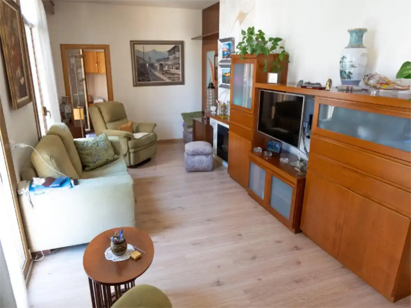 Sala de estar de Casa o chalet en venta en El Masnou con Aire acondicionado y Balcón