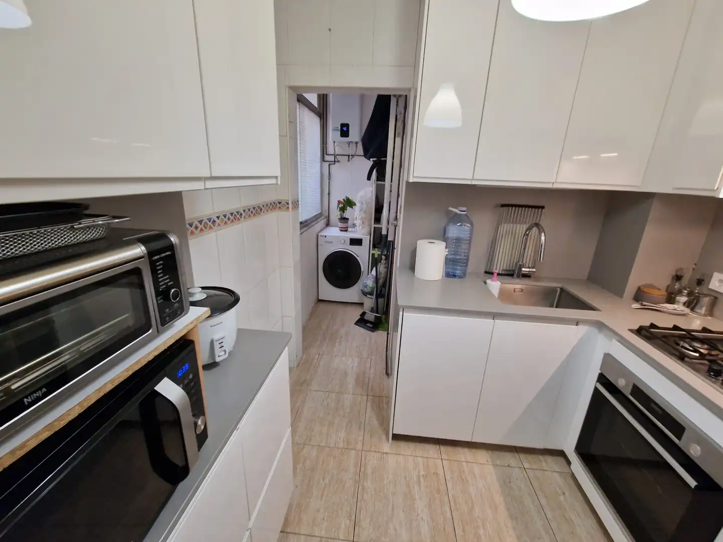Kitchen of Flat for sale in Barcelona  with Heating, Parquet flooring and Oven