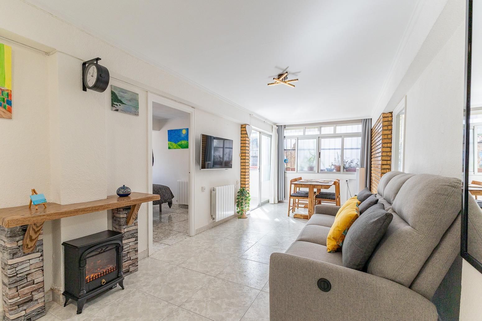 Living room of Flat for sale in  Valencia Capital  with Heating