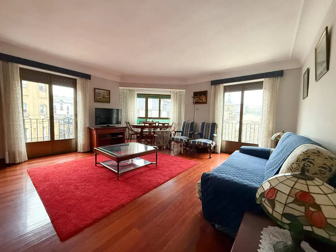 Living room of Flat for rent in Donostia - San Sebastián   with Oven, Washing machine and Microwave