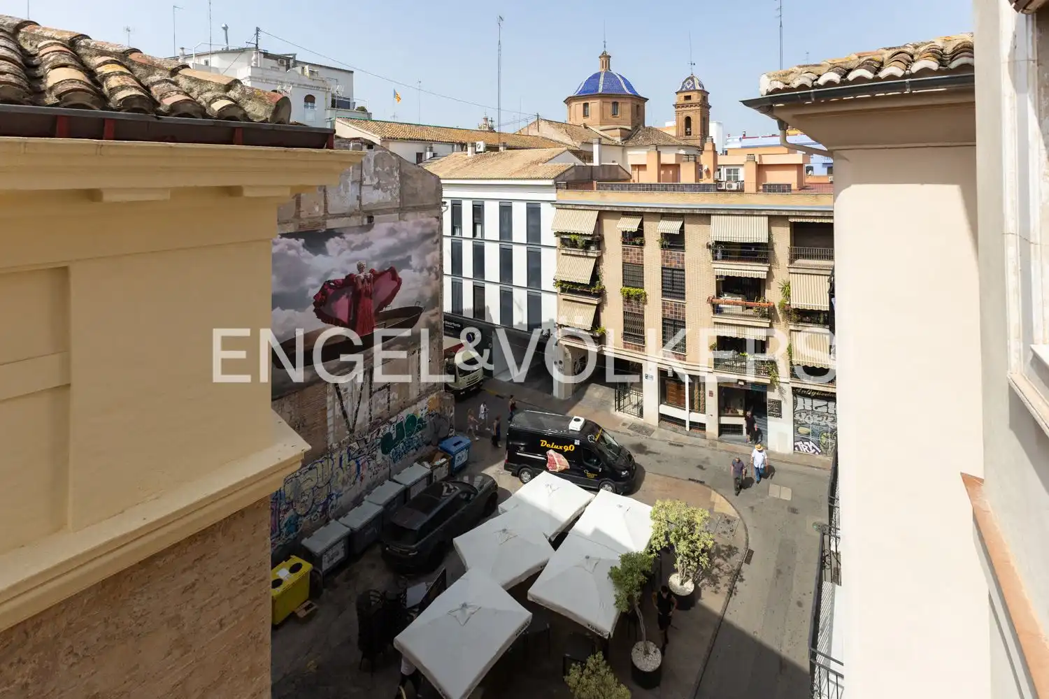 Vista exterior de Pis en venda en Valencia amb Calefacció, Parquet i Balcó