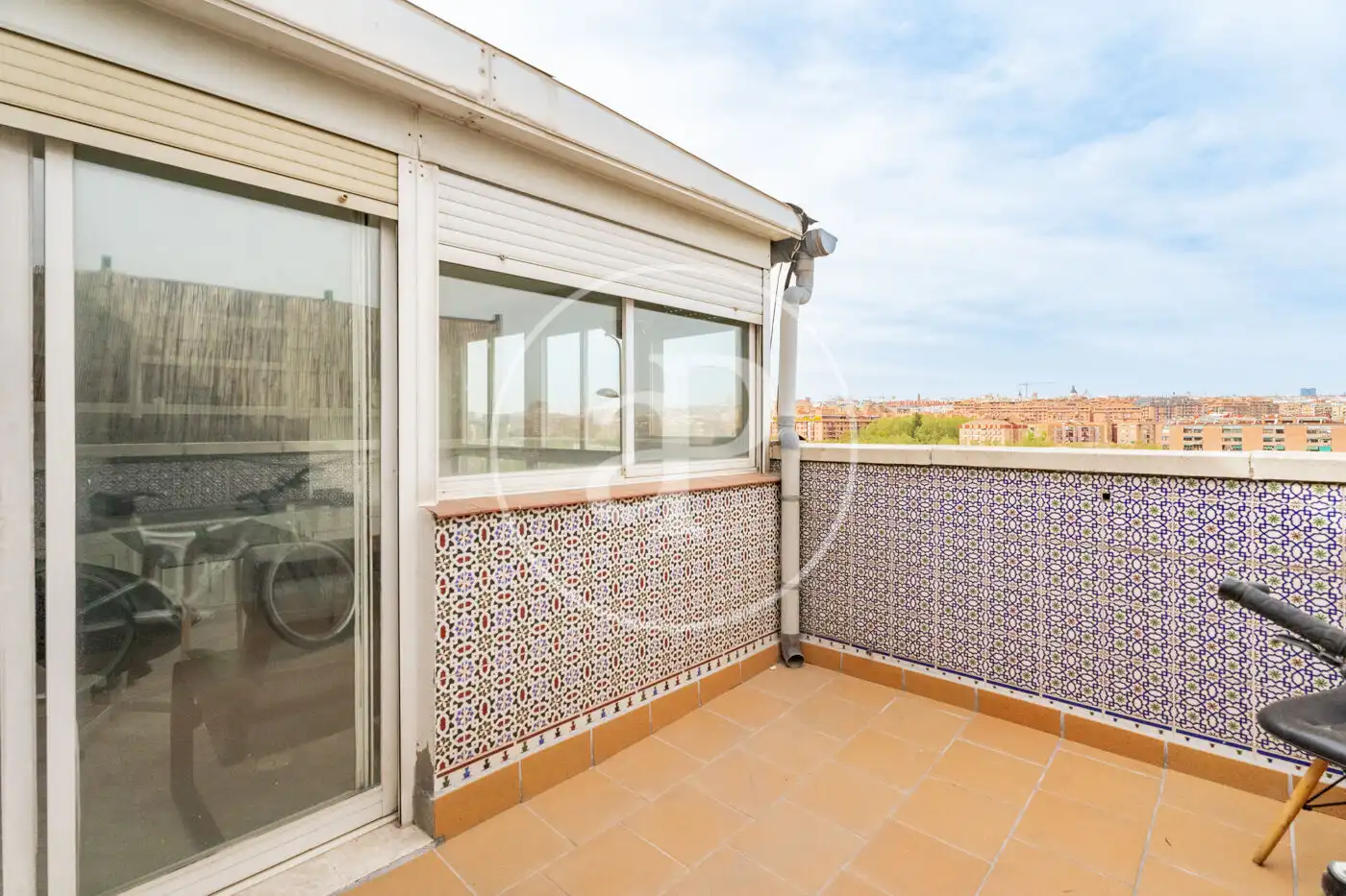 Terraza de Ático en venta en Madrid con Calefacción y Terraza