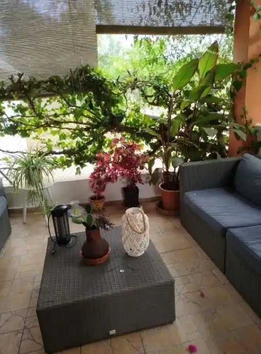 Terrasse von Country house zur Miete in Montserrat mit Klimaanlage, Heizung und Abstellraum