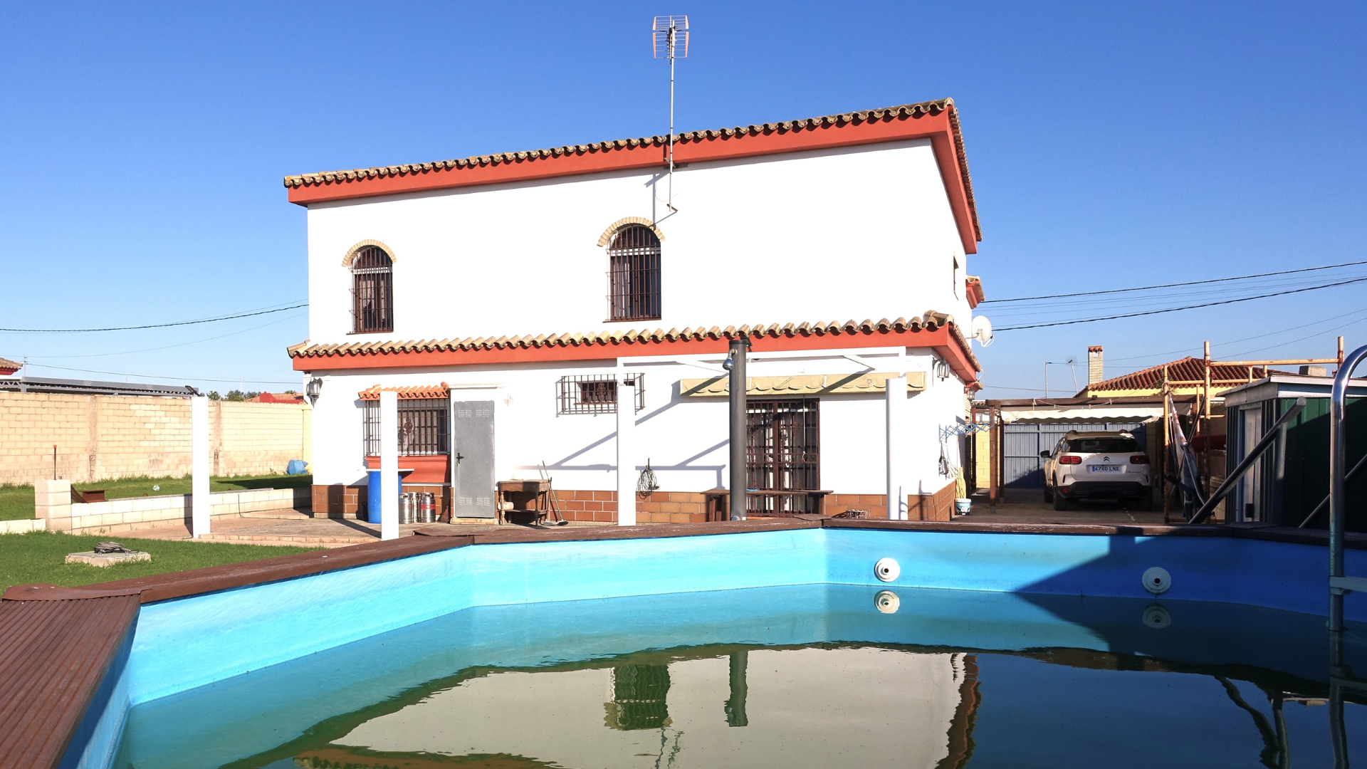 Swimming pool of House or chalet for sale in El Puerto de Santa María  with Air Conditioner, Private garden and Terrace