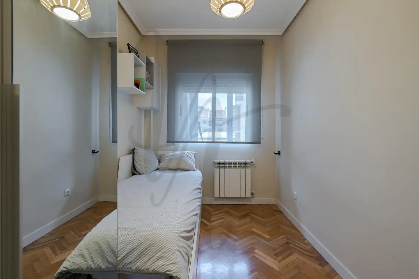 Schlafzimmer von Wohnung zum Verkauf in Madrid mit Klimaanlage, Heizung und Parkett