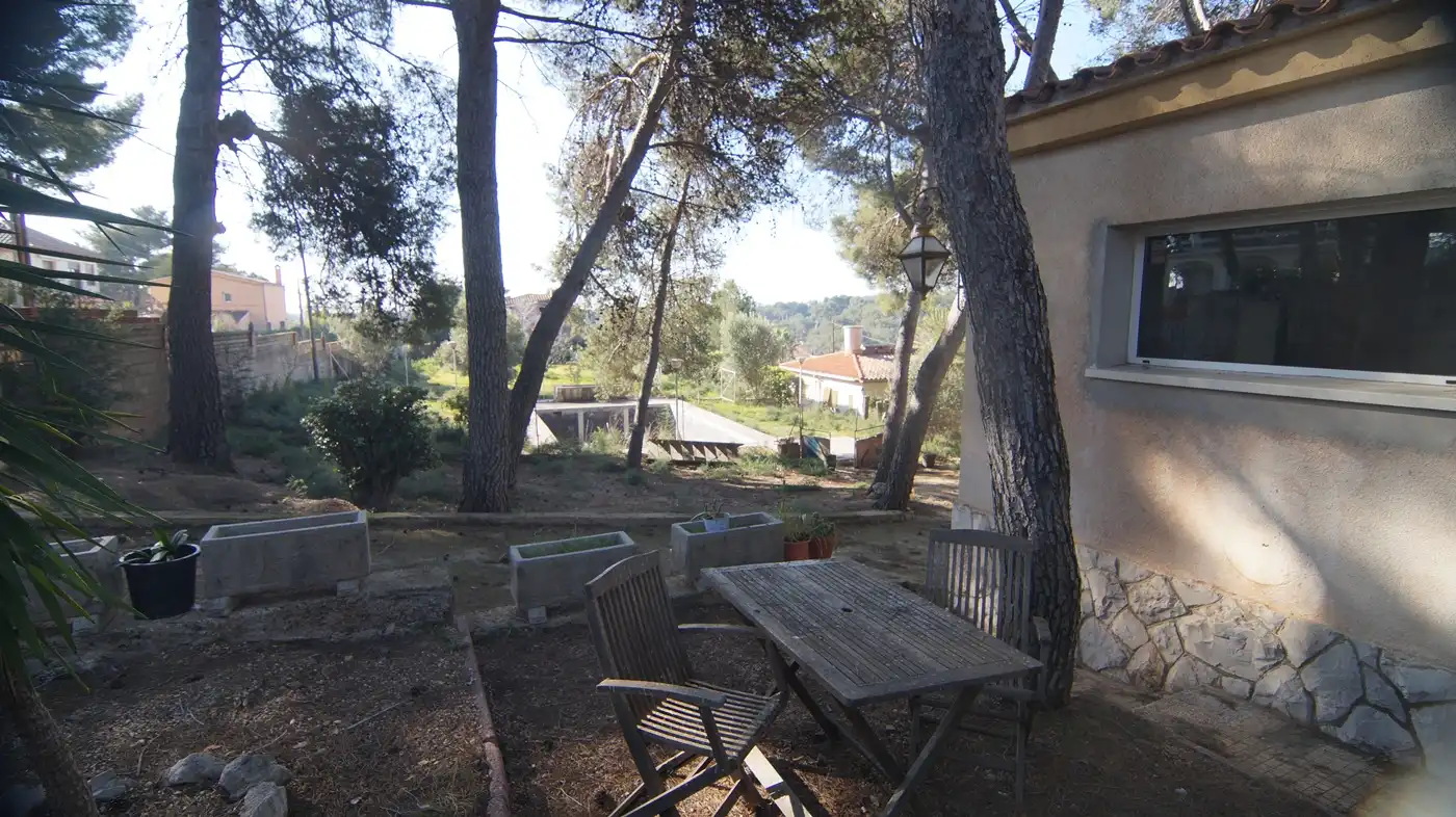 Jardí de Casa o xalet en venda en El Catllar  amb Parquet, Terrassa i Piscina