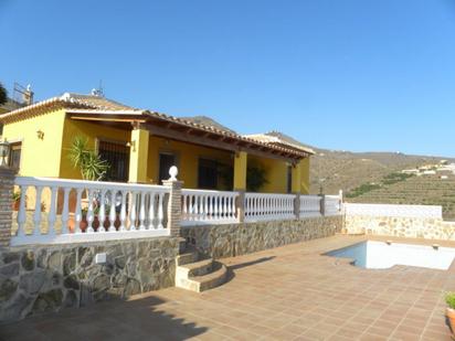 Exterior view of House or chalet for sale in Almuñécar  with Air Conditioner, Terrace and Swimming Pool
