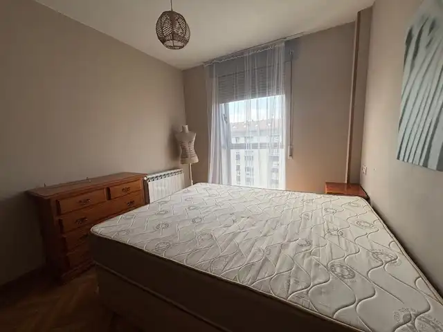 Bedroom of Flat for rent in Ferrol  with Heating, Parquet flooring and Storage room