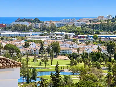 Außenansicht von Wohnungen zum Verkauf in Mijas Golf