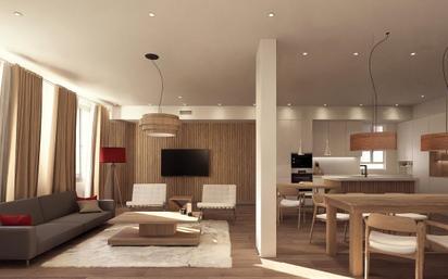 Living room of Flat for sale in  Madrid Capital  with Air Conditioner and Heating