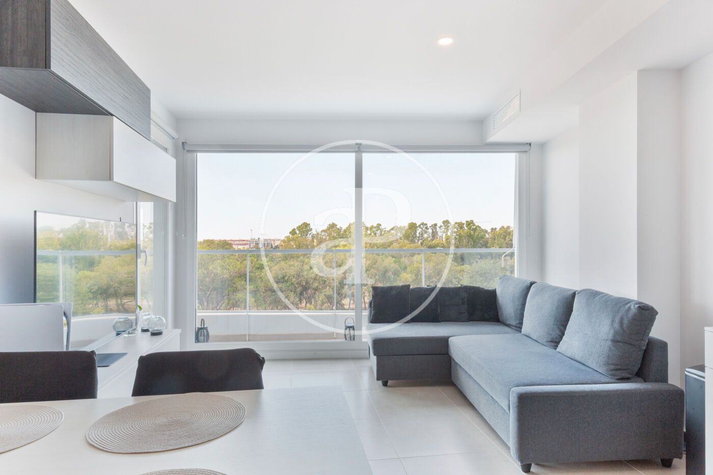 Living room of Flat to rent in Canet d'En Berenguer  with Air Conditioner, Heating and Private garden