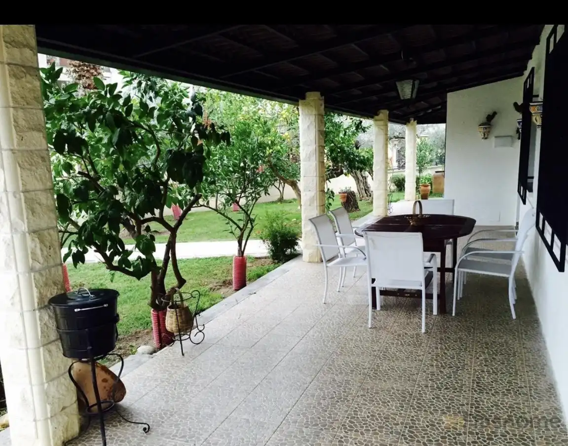 Terraza de Casa o chalet en venta en Santa Amalia con Aire acondicionado, Piscina y Amueblado