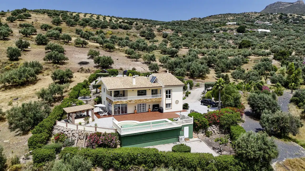 Exterior view of Houses for sale in Alcaucín  with Air Conditioner, Terrace and Swimming Pool