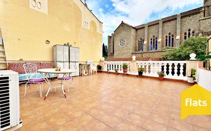 Terrassa de Casa o xalet en venda en Santa Coloma de Gramenet amb Aire condicionat, Calefacció i Terrassa