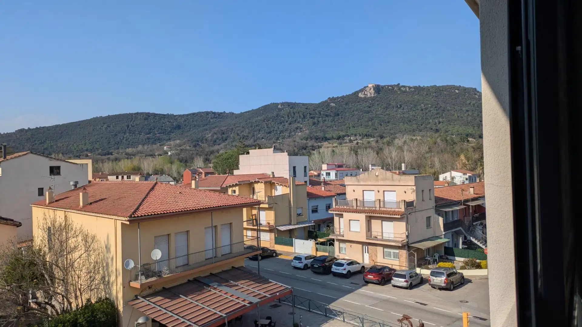 Exterior view of Flat for sale in Amer  with Heating