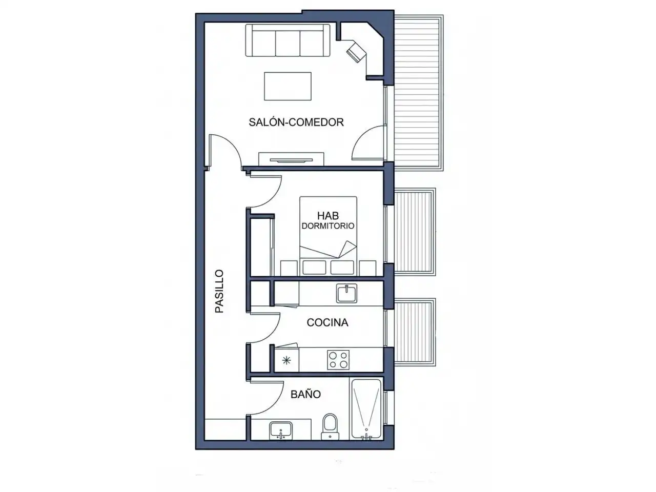 Apartamento en venta en Ris