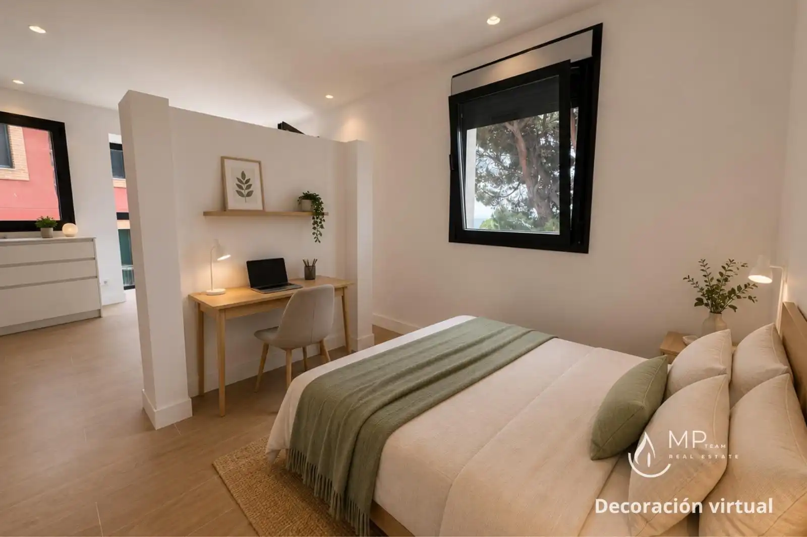 Habitación de Dúplex en venta en Miraflores de la Sierra con Aire acondicionado y Calefacción