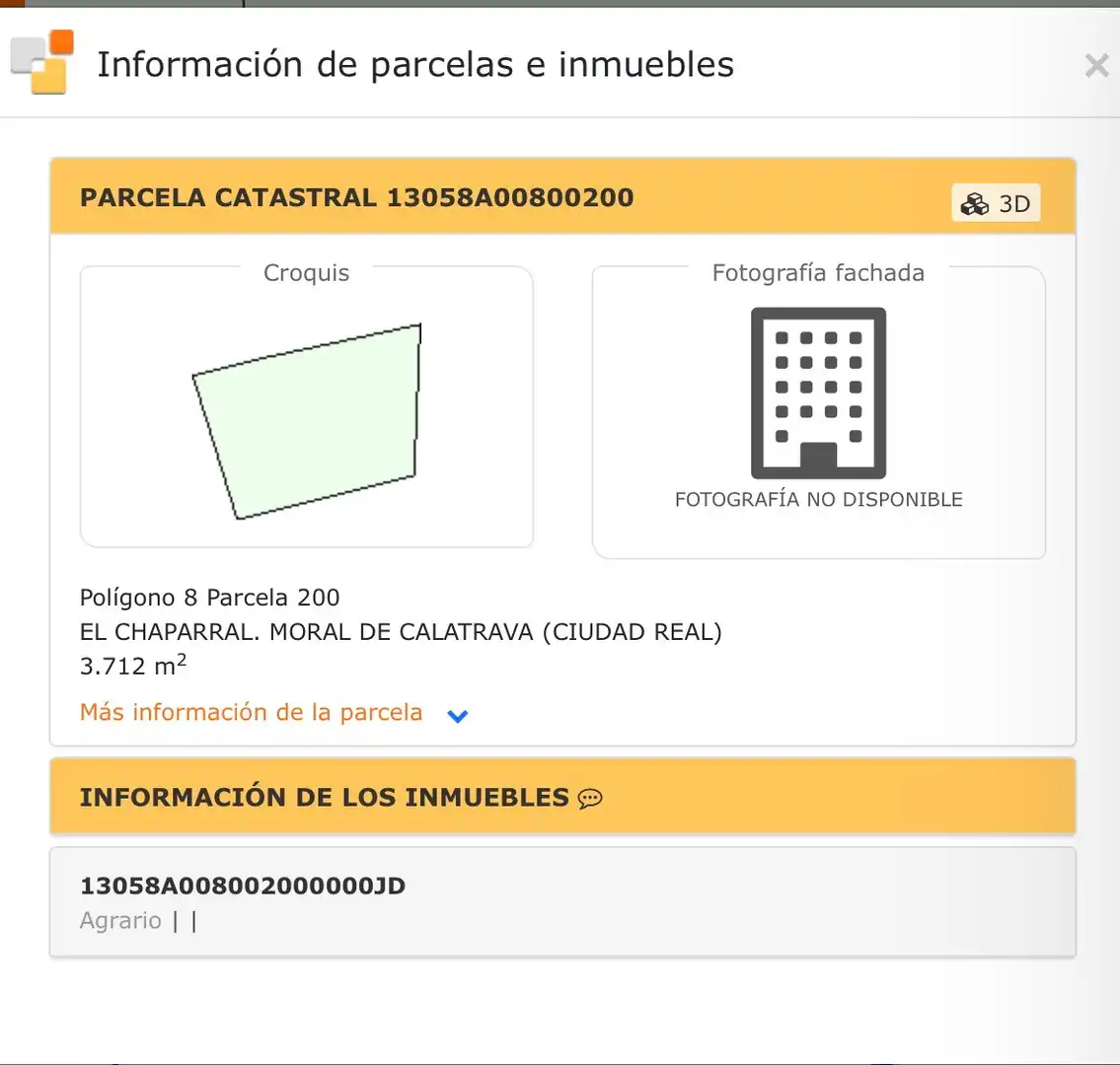 Terreny rústic en venda a Camino del Moral 8