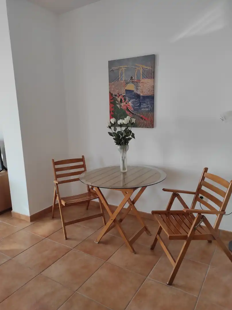 Esszimmer von Dachboden zur Miete in Moncofa mit Klimaanlage, Terrasse und Abstellraum