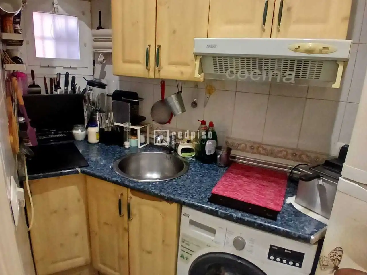 Kitchen of Flat for sale in Madrid  with Air Conditioner