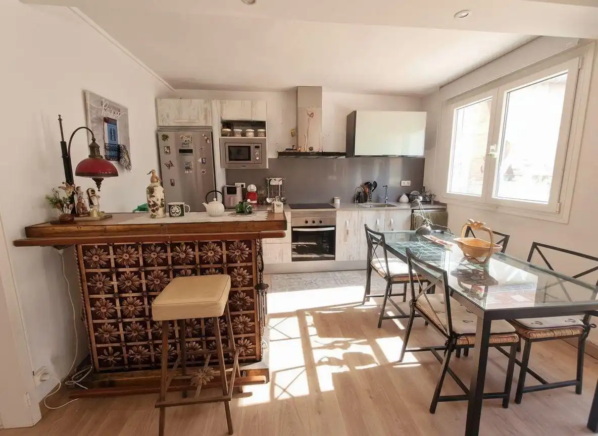 Kitchen of Flat for sale in Sant Boi de Llobregat  with Heating, Terrace and Storage room