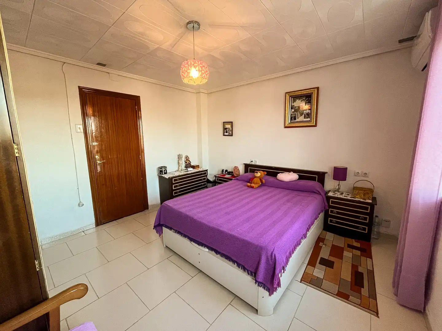 Schlafzimmer von Wohnung zum Verkauf in Sagunto / Sagunt mit Klimaanlage, Heizung und Möbliert