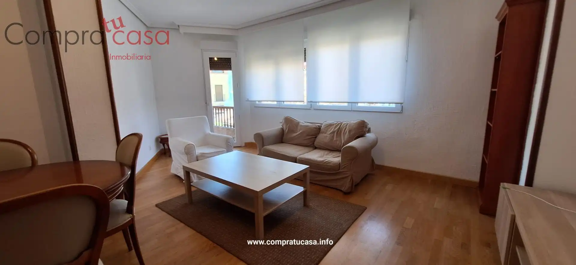 Sala de estar de Piso de alquiler en Segovia con Calefacción, Terraza y Amueblado