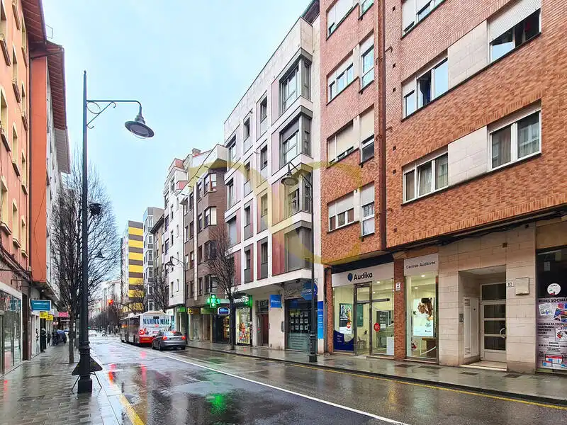 Exterior view of Flat for sale in Gijón   with Heating, Terrace and Furnished