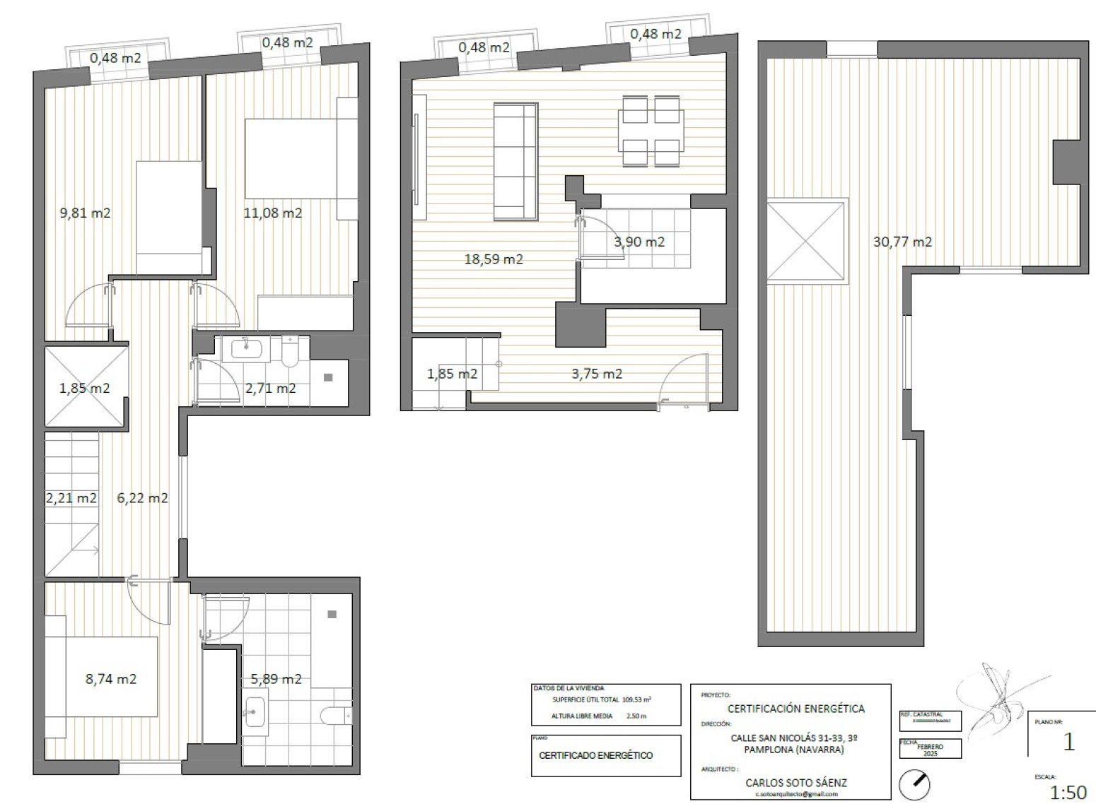 Flat for sale in  Pamplona / Iruña  with Heating and Balcony