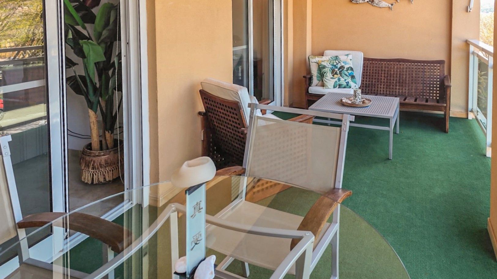 Terrassa de Apartament en venda en Jávea / Xàbia amb Aire condicionat, Calefacció i Jardí privat