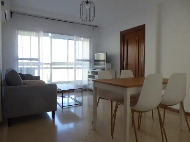 Sala de estar de Piso de alquiler en Málaga con Aire acondicionado, Terraza y Amueblado