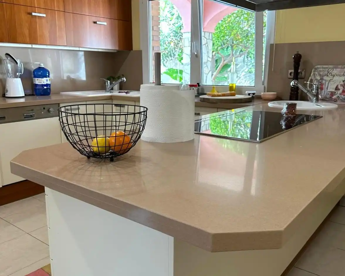 Cocina de Casa o chalet en venta en Badalona con Aire acondicionado, Calefacción y Jardín privado