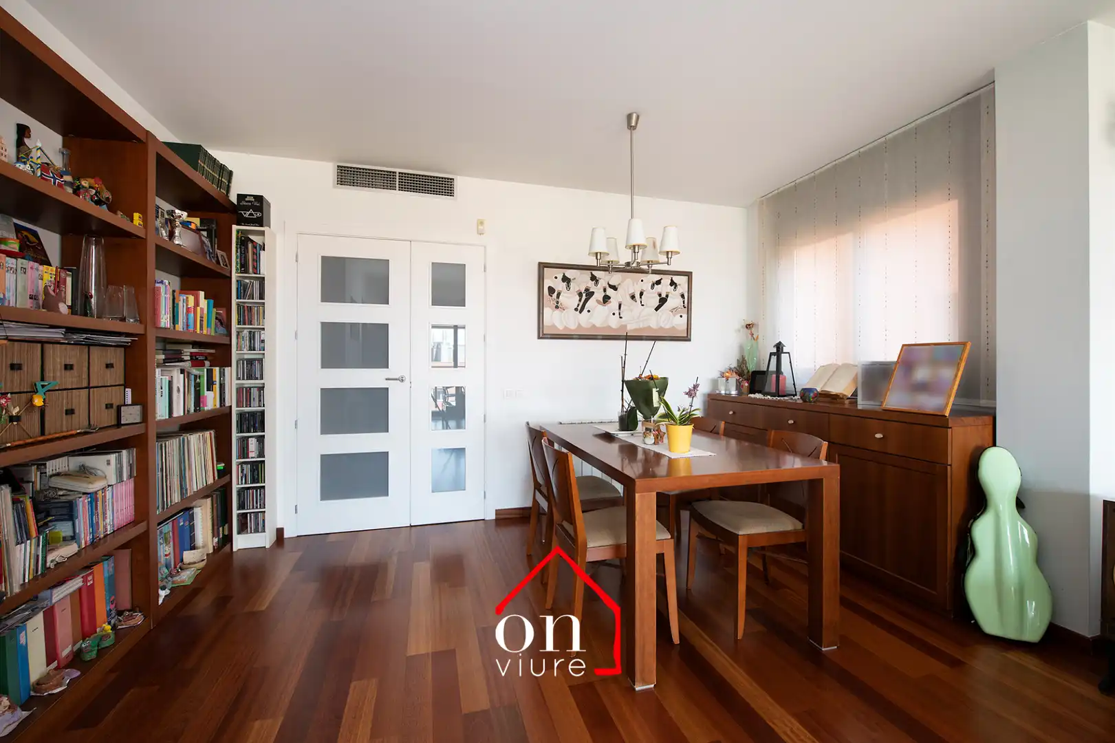 Dining room of Attic for sale in Sant Cugat del Vallès  with Air Conditioner, Heating and Parquet flooring