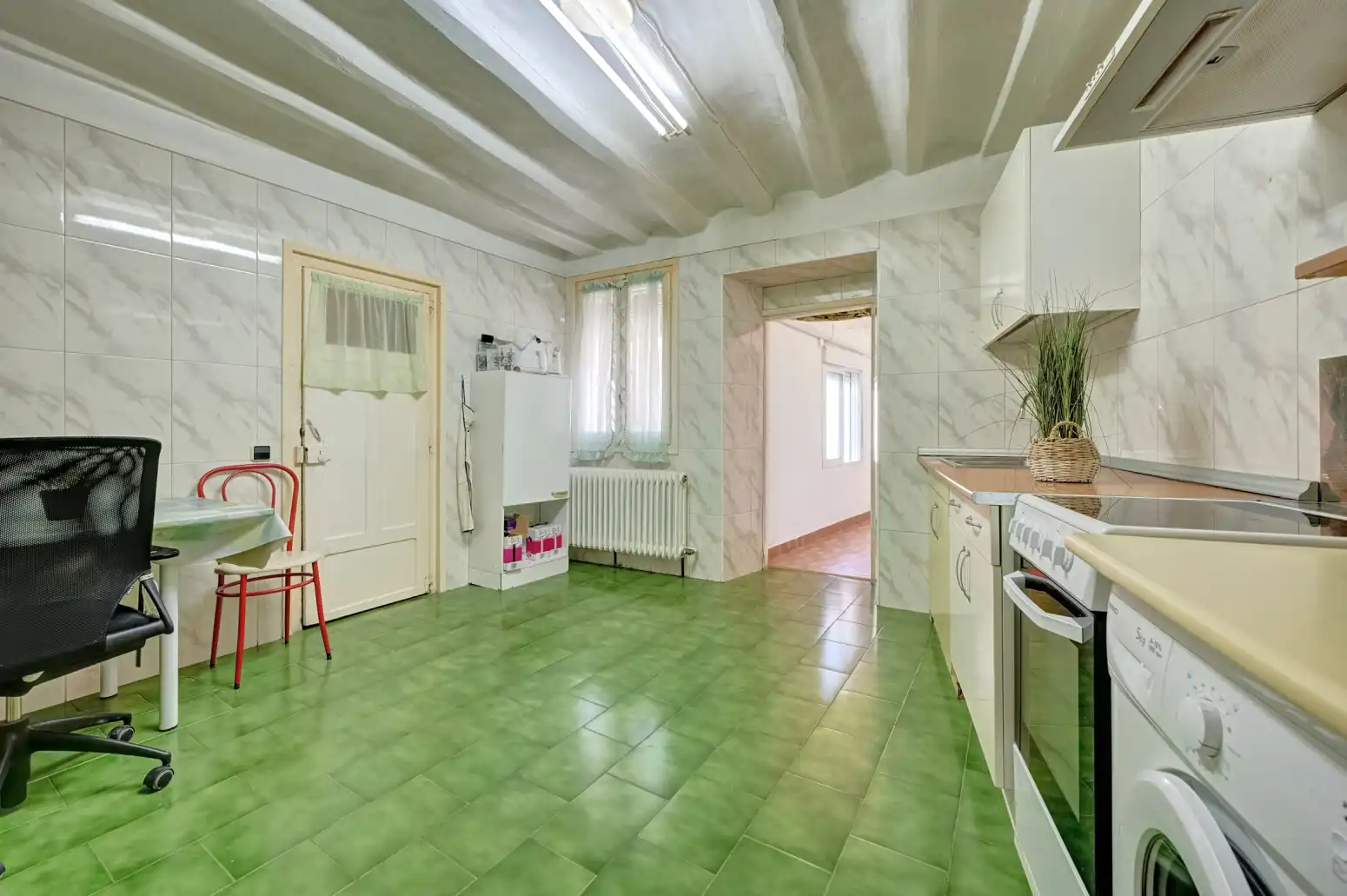 Cocina de Casa o chalet en venta en Falces con Calefacción, Jardín privado y Parquet