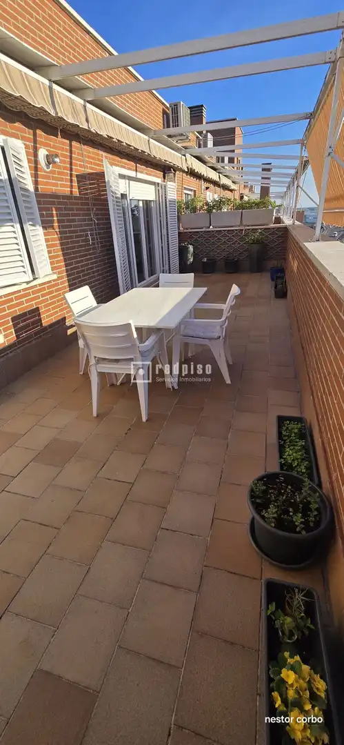 Terrace of Flat for sale in Torrejón de Ardoz  with Heating, Private garden and Parquet flooring
